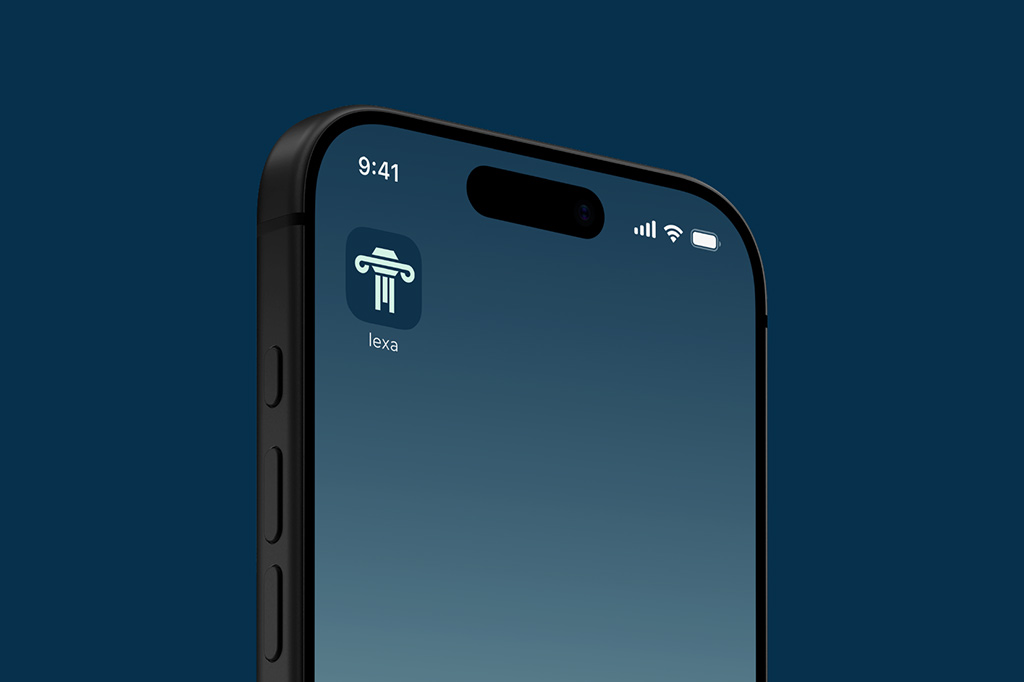 Mobile Application Logo Branding Display