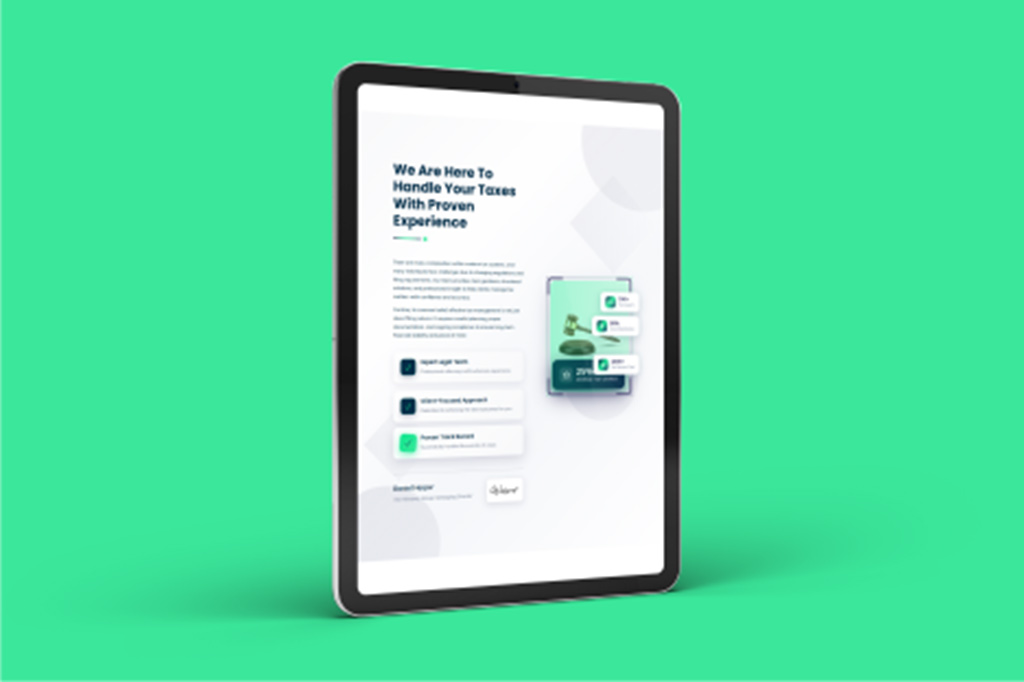 Tablet Responsive Web Layout Display